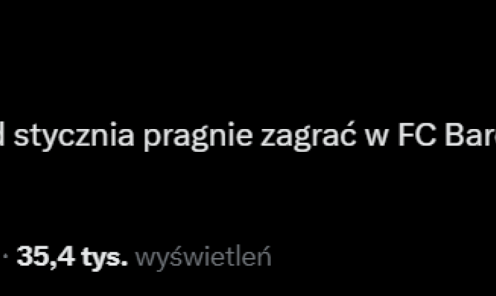 Ta GWIAZDA cały czas chce PRZEJŚĆ DO BARCELONY!