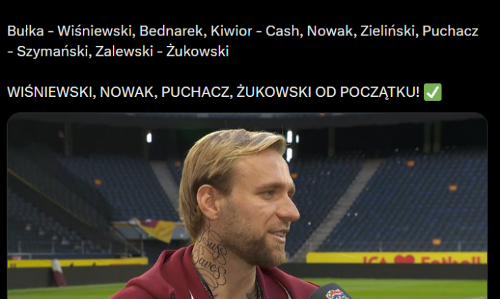 Mamy skład na mecz ze Szwecją i jest MNÓSTWO NIESPODZIANEK! O.o