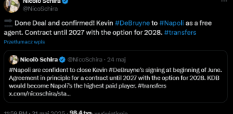 DEAL DONE! Kevin De Bruyne PODPISAŁ umowę z nowym klubem!