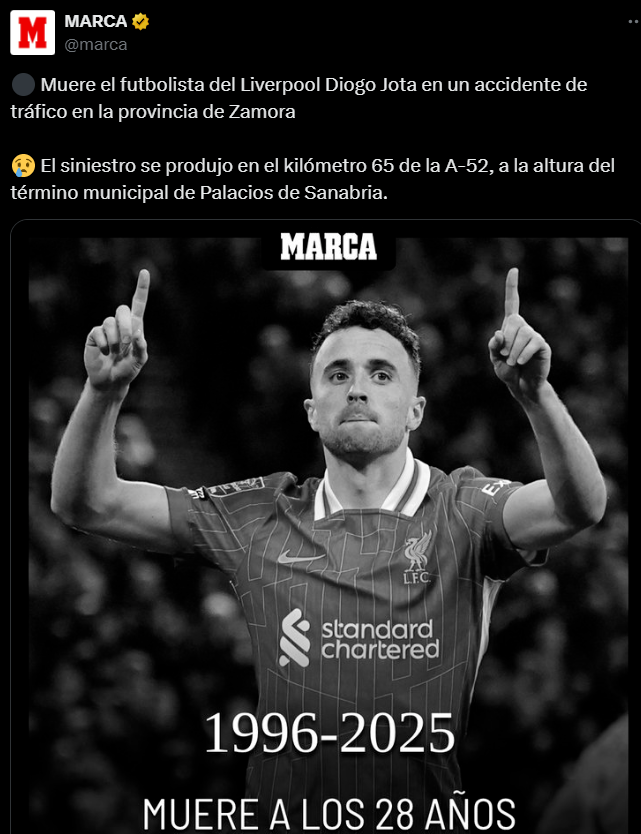 Piłkarz Liverpoolu zginął w wypadku!