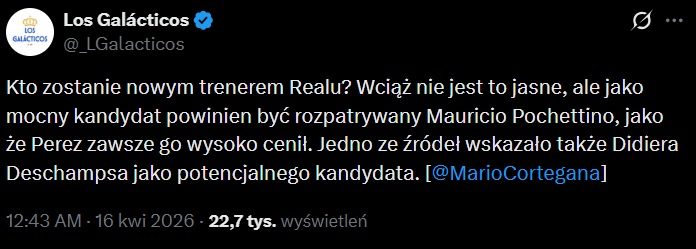 DWÓCH KANDYDATÓW na nowego trenera Realu Madryt!