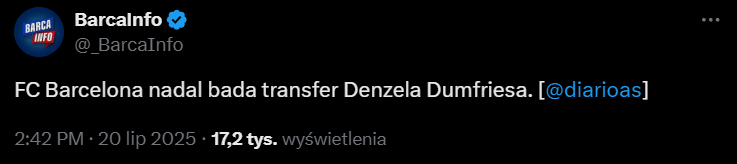 HIT! Barca cały czas BADA MOŻLIWOŚĆ sprowadzenia ważnego piłkarza Interu!