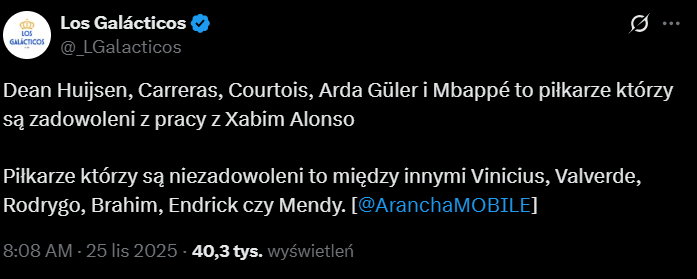 Oto LISTA PIŁKARZY Realu, którzy są NIEZADOWOLENI z Xabiego Alonso!