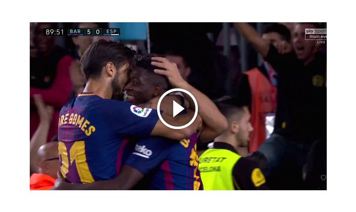 FC Barcelona 5:0 Espanyol (skrót meczu)