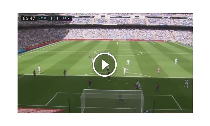 Real Madryt 1:1 Levante (skrót meczu)