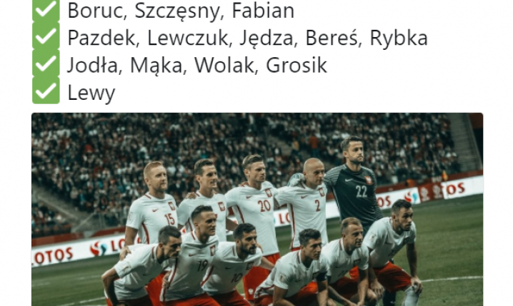 Kadra reprezentacji Polski według Legii :D