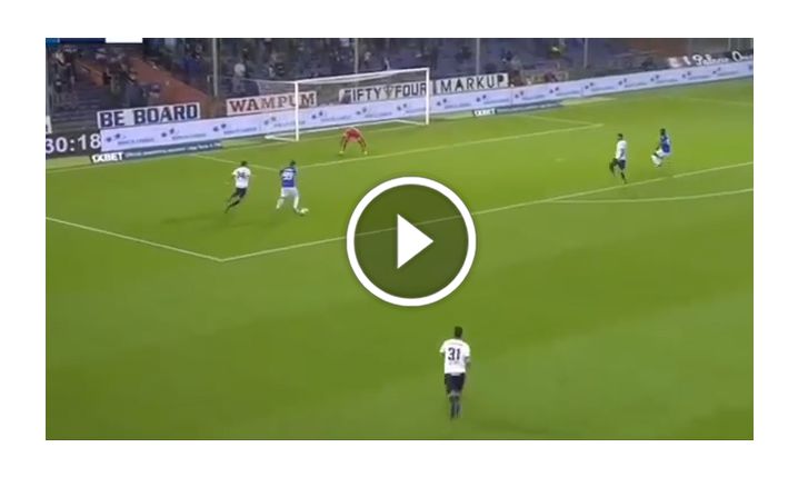 Kownacki strzela pierwszą bramkę w Serie A!!! [VIDEO]