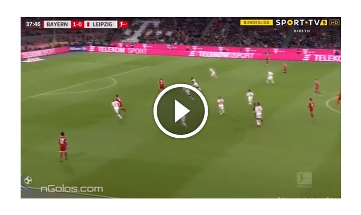 Lewandowski strzela na 2-0 z RB Lipsk! [VIDEO]