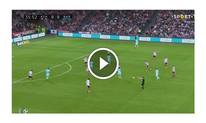 Leo Messi ładuje gola na 1:0! [VIDEO]