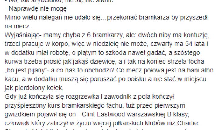 Coco Jambo Warszawa i historia z bramkarzami.... Mistrzostwo!
