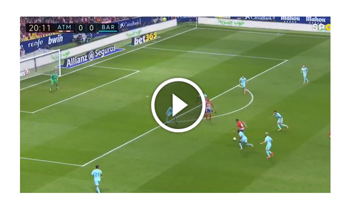Fenomenalna bramka Saula na 1:0 z Barceloną! [VIDEO]