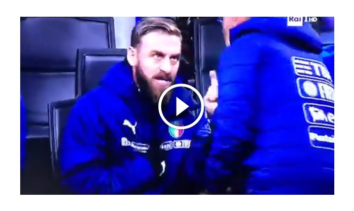 Ostra reakcja De Rossi'ego na decyzję trenera! [VIDEO]