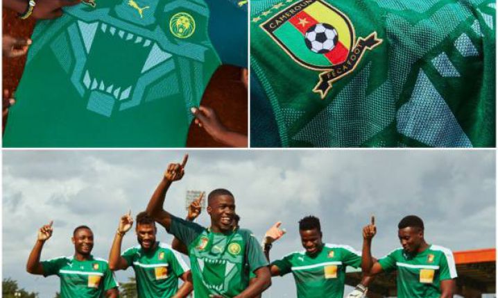 Nietypowa koszulka reprezentacji Kamerunu