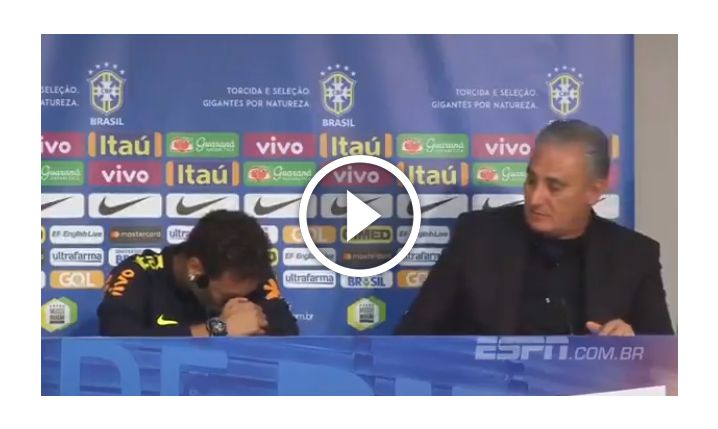 Neymar rozpłakał się na konferencji prasowej! [VIDEO]