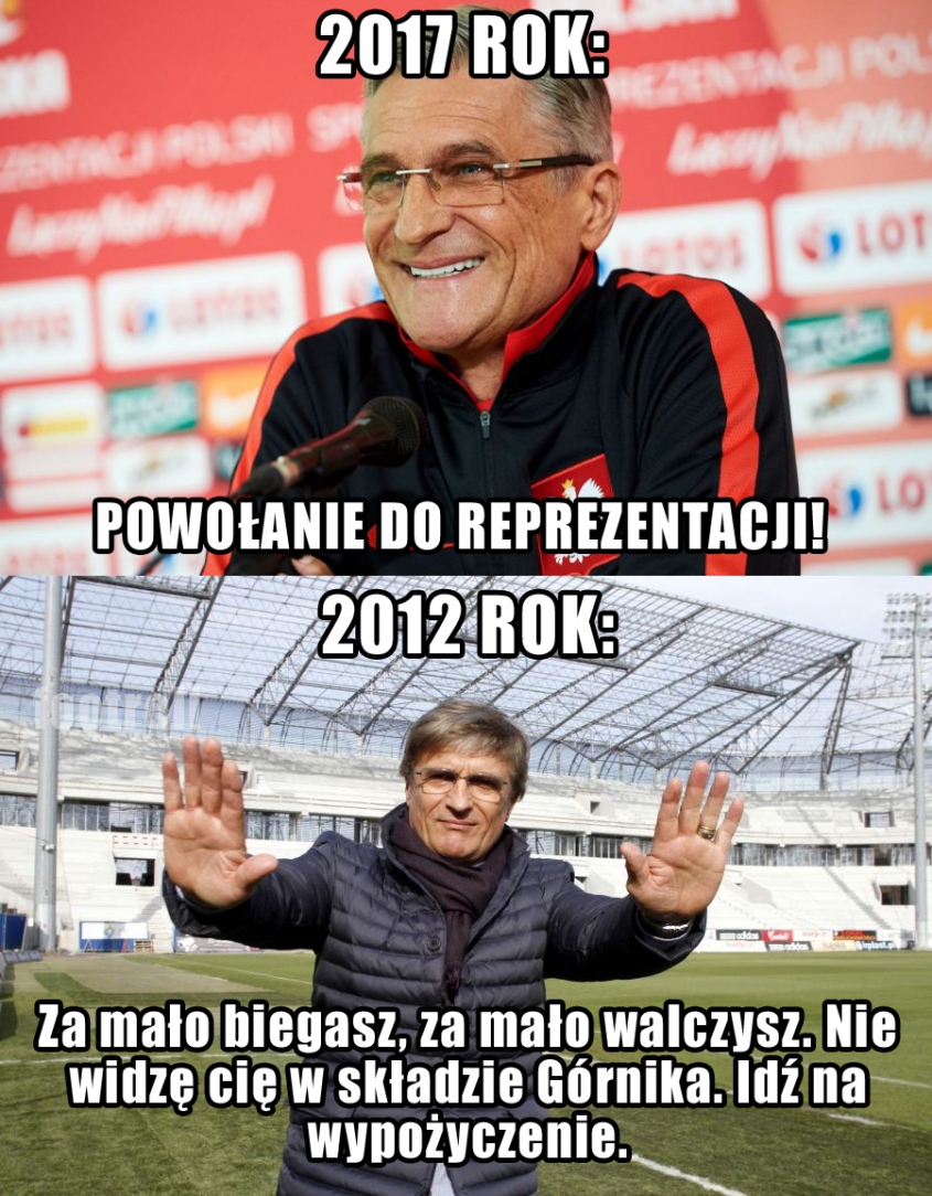 Dwie reakcje Nawałki na grę Rafała Kurzawy...