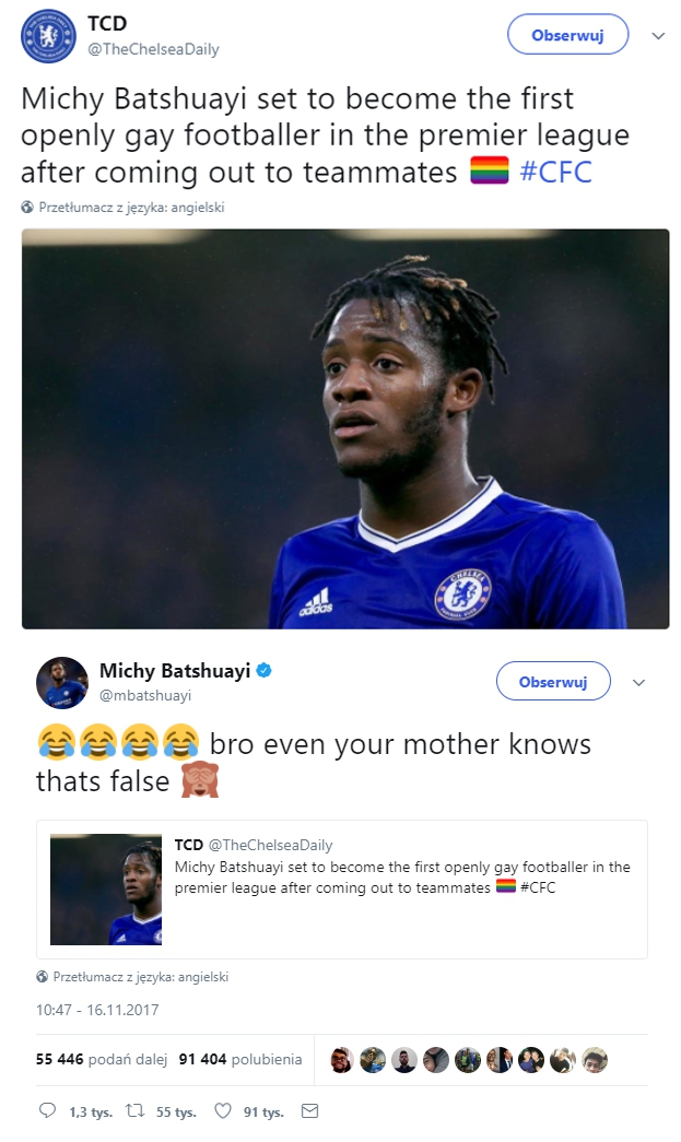 Batshuayi zaorał pogłoski o tym, że jest gejem! MISTRZ!