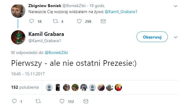 Grabara odpowiedział Bońkowi na Twitterze!