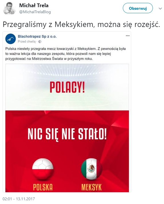 Komiczna wpadka sponsora reprezentacji Polski... xD