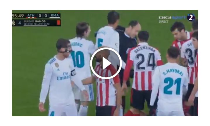 Ramos dostaje czerwoną kartkę! [VIDEO]