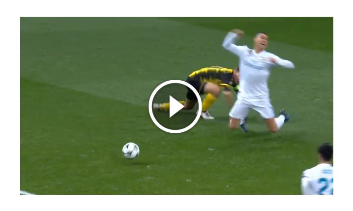 Symulka Ronaldo w meczu z BVB! xD [VIDEO]