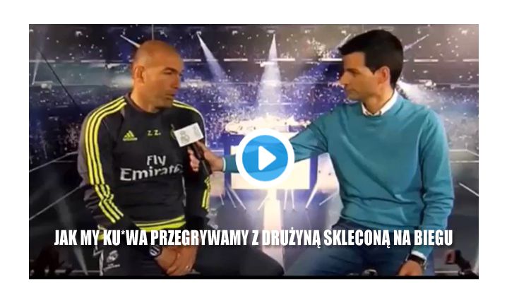 HIT! Zidane ostro po porażce z Leganes [VIDEO]