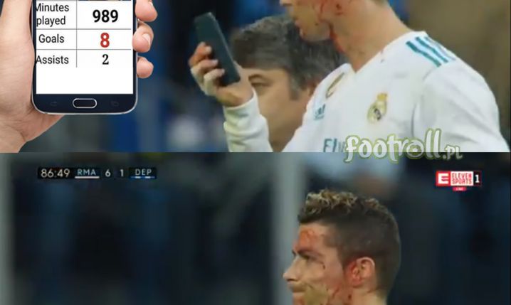 Już wiemy, co Ronaldo sprawdzał na telefonie... :D