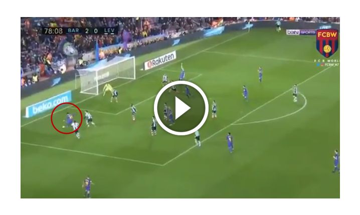 Andre Gomes zabawił się z piłkarzem Levante! [VIDEO]