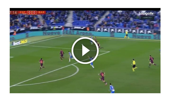 Melendo ładuje gola FC Barcelonie! 1-0 [VIDEO]