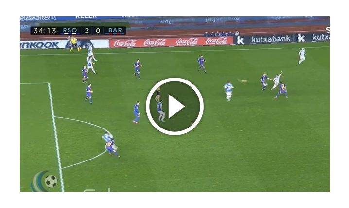 Juanmi strzela na 2:0 z FC Barcelona! [VIDEO]