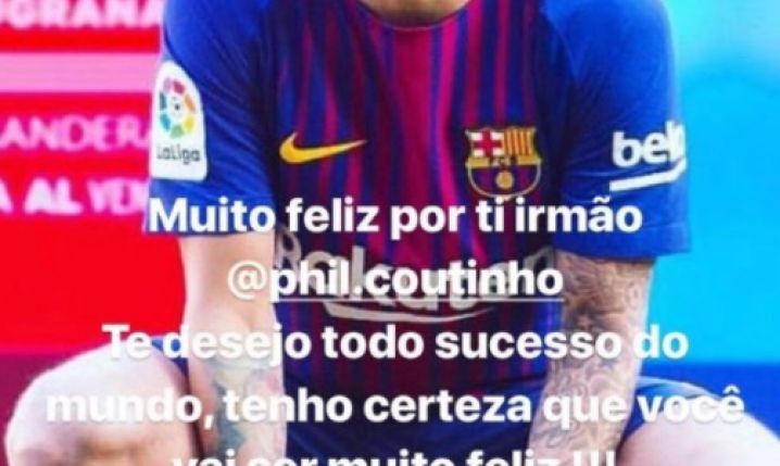 Wiadomość Neymara do Coutinho po transferze... :D