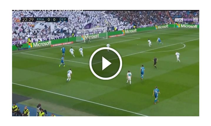 Adrian Lopez ładuje gola z Realem Madryt! 0-1 [VIDEO]