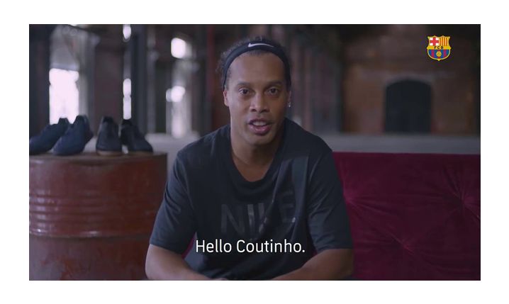 Wiadomość Ronaldinho do Coutinho!