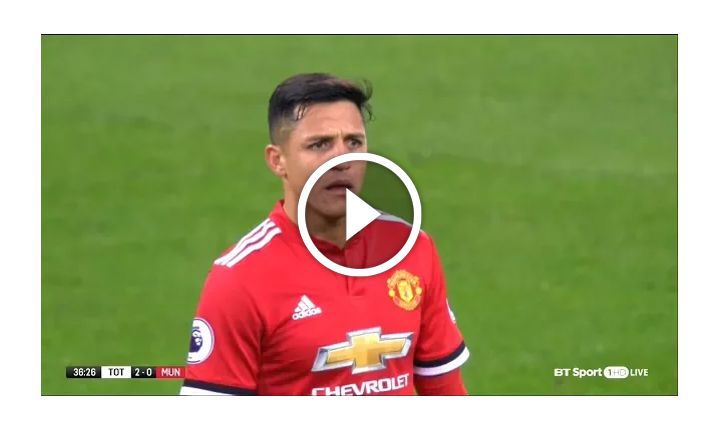 Tak Alexis Sanchez grał w meczu z Tottenhamem [VIDEO]