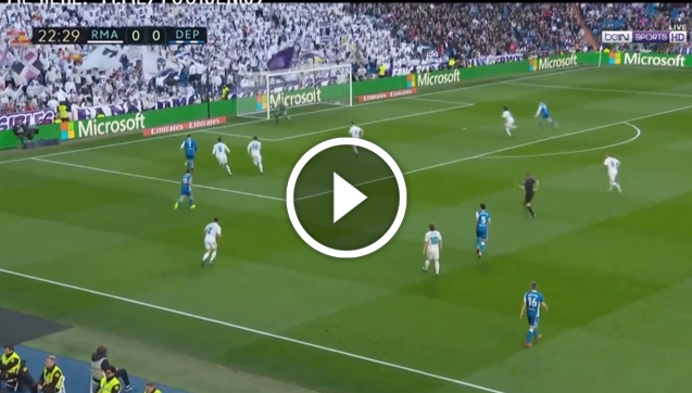 Adrian Lopez ładuje gola z Realem Madryt! 0-1 [VIDEO]