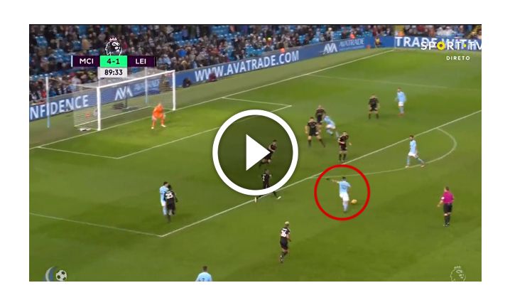 FENOMENALNY gol Aguero! Co za BOMBA! [VIDEO]