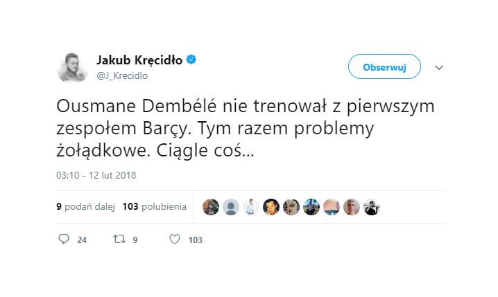 Kolejne problemy Dembele w Barcelonie! Tym razem... żołądkowe