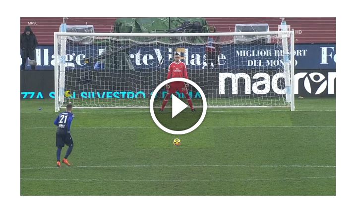Seria rzutów karnych w meczu Lazio - Milan [VIDEO]