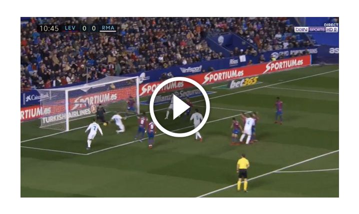 Sergio Ramos ładuje gola z Levante! [VIDEO]