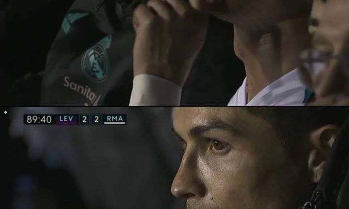 Zmiana nastroju Cristiano Ronaldo... :D