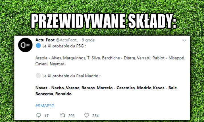 Przewidywane składy obu drużyn! Real Madryt - PSG