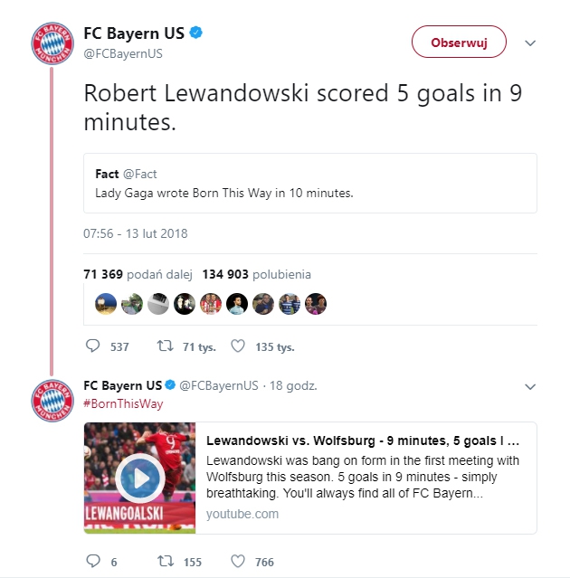 Bayern podał fakt o Lewandowskim! Wpis podbija sieć... :D