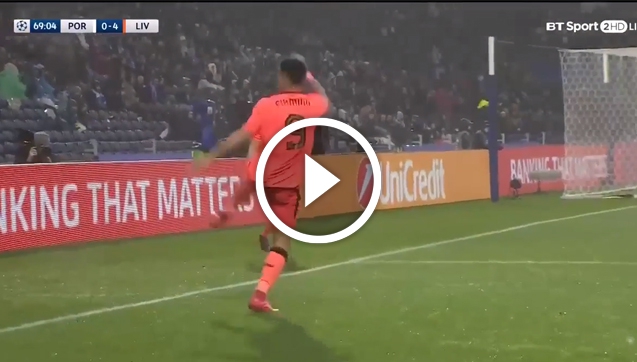 Nietypowa cieszynka Firmino po golu z Porto! [VIDEO]