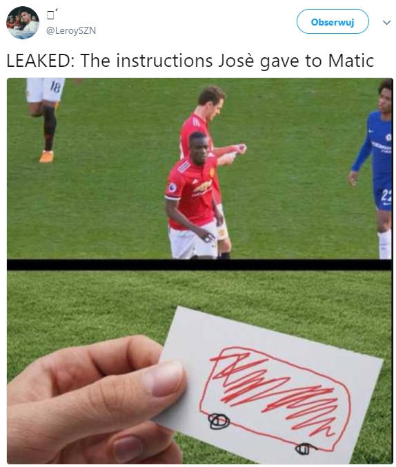 Już wiemy, co było na kartce, którą dostał Matić od Mourinho!