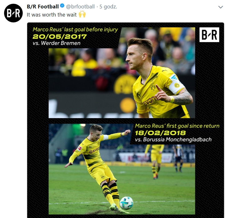 Tyle Marco Reus czekał na gola!