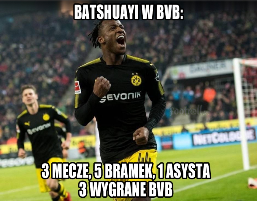 Kosmiczne statystyki Batshuayi'ego w BVB!