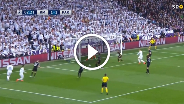 Ronaldo strzela gola kolanem! [VIDEO]