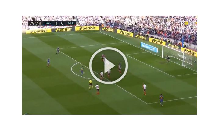 Paco i Messi strzelają w meczu z Athletic Bilbao! [VIDEO]