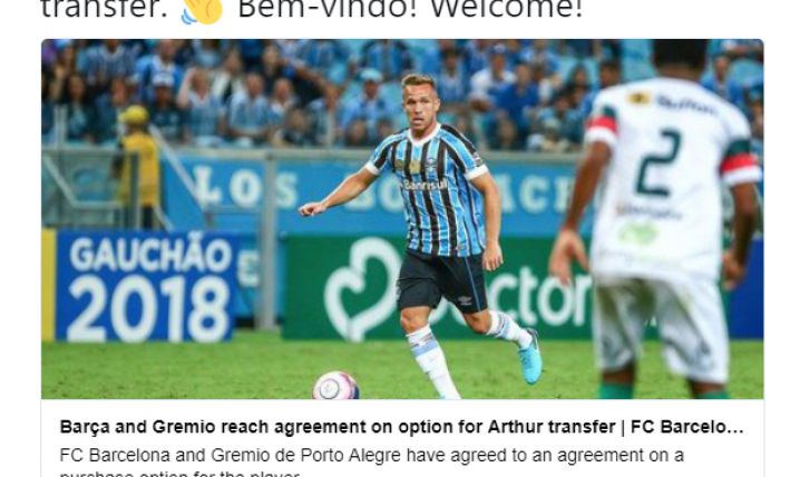 OFICJALNIE! Jest porozumienie ws. transferu Arthura do Barcelony!