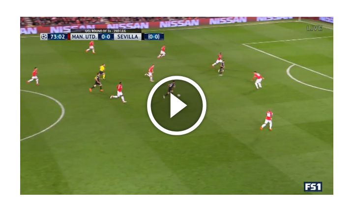 Ben Yedder ładuje gola z Man United! [VIDEO]