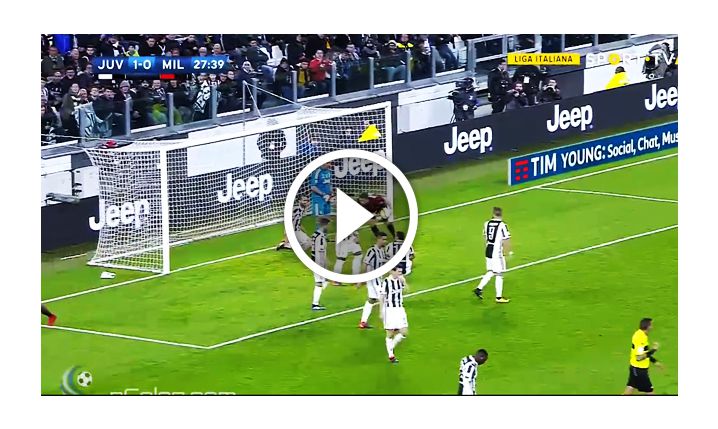 Bonucci ładuje gola Juventusowi i... [VIDEO]